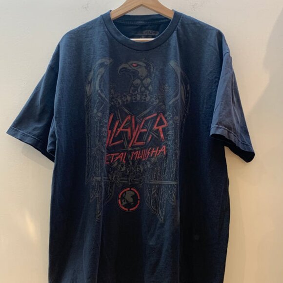 Slayer x Metal Mulisha Graphic Band Tee Vintage Y2K Black - Men’s XL - Picture 2 of 6